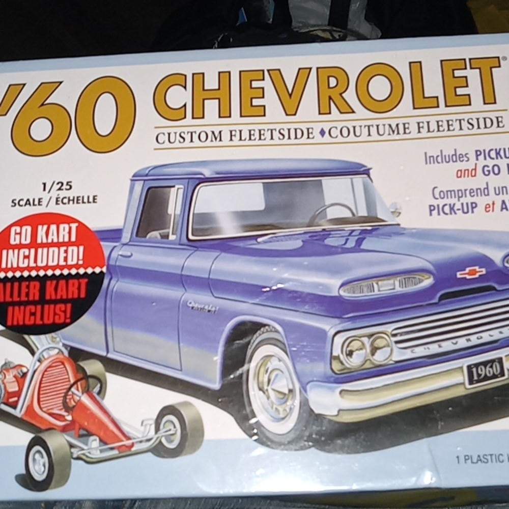 60' Chevrolet amt custom fleetside 1/25 scale